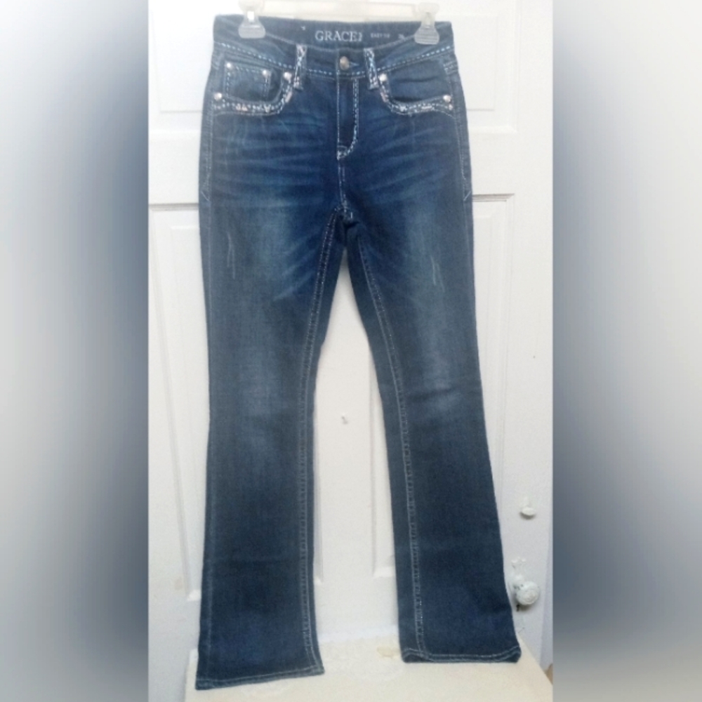 Women's Grace In La Easy Fit Jeans Size 26